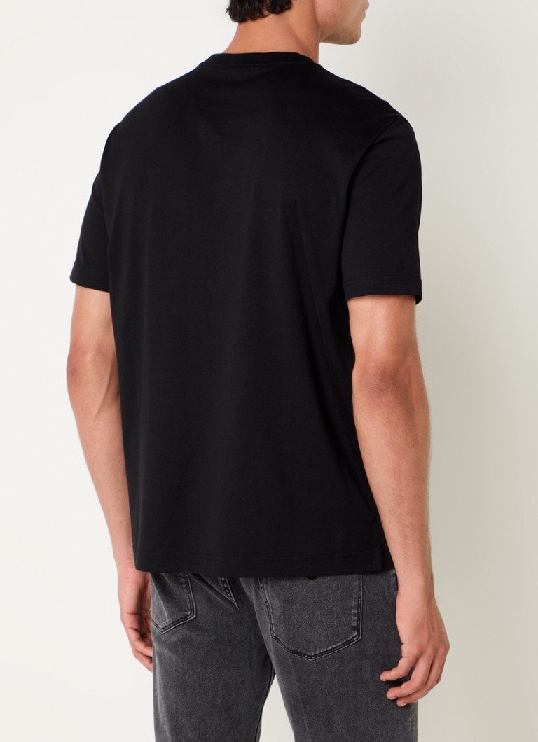 Tricou Emporio Armani cu logo brodat