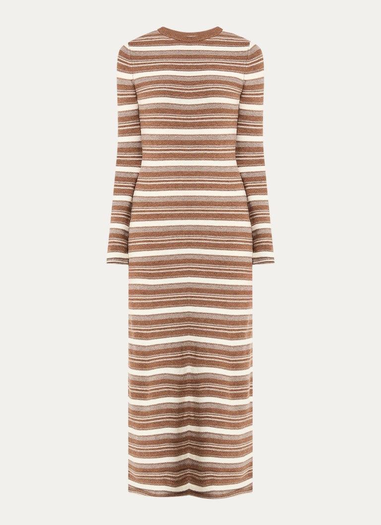 Abito midi a righe in lana pregiata di Claudie Pierlot