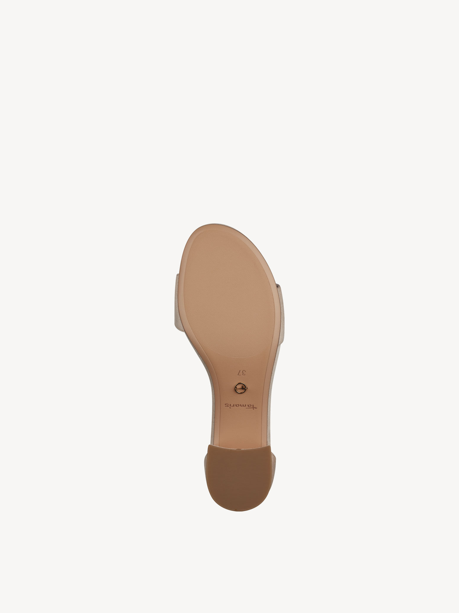Sandale à talon - beige