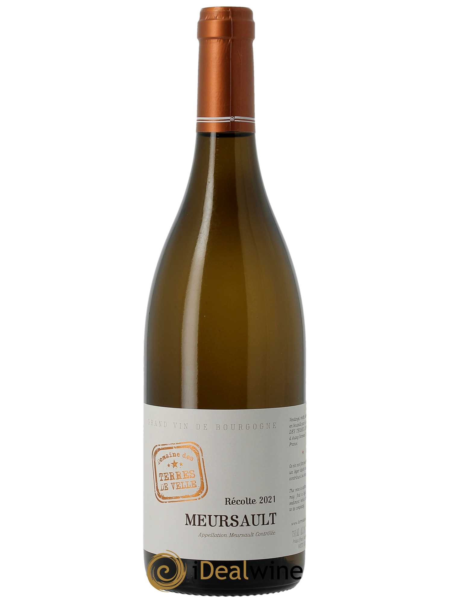 Meursault Terres de Velle  2021 - Lot de 1 Bouteille