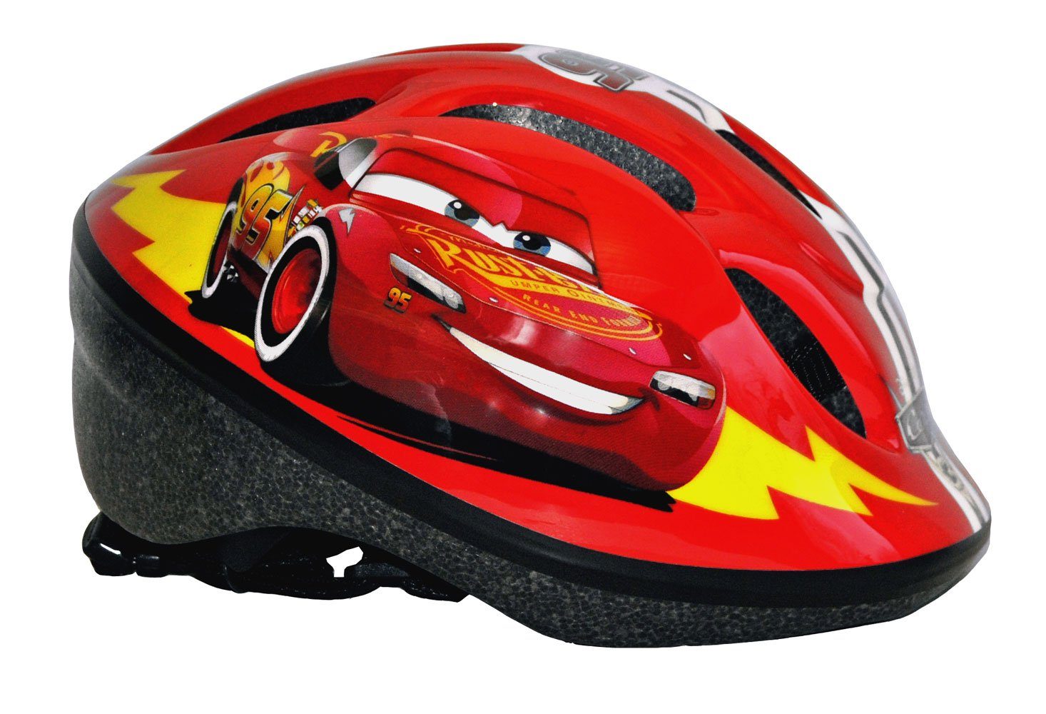 STAMP Kinderfahrradhelm Kinderfahrradhelm 53-56cm CARS Fahrradhelm Helm Kinderhelm