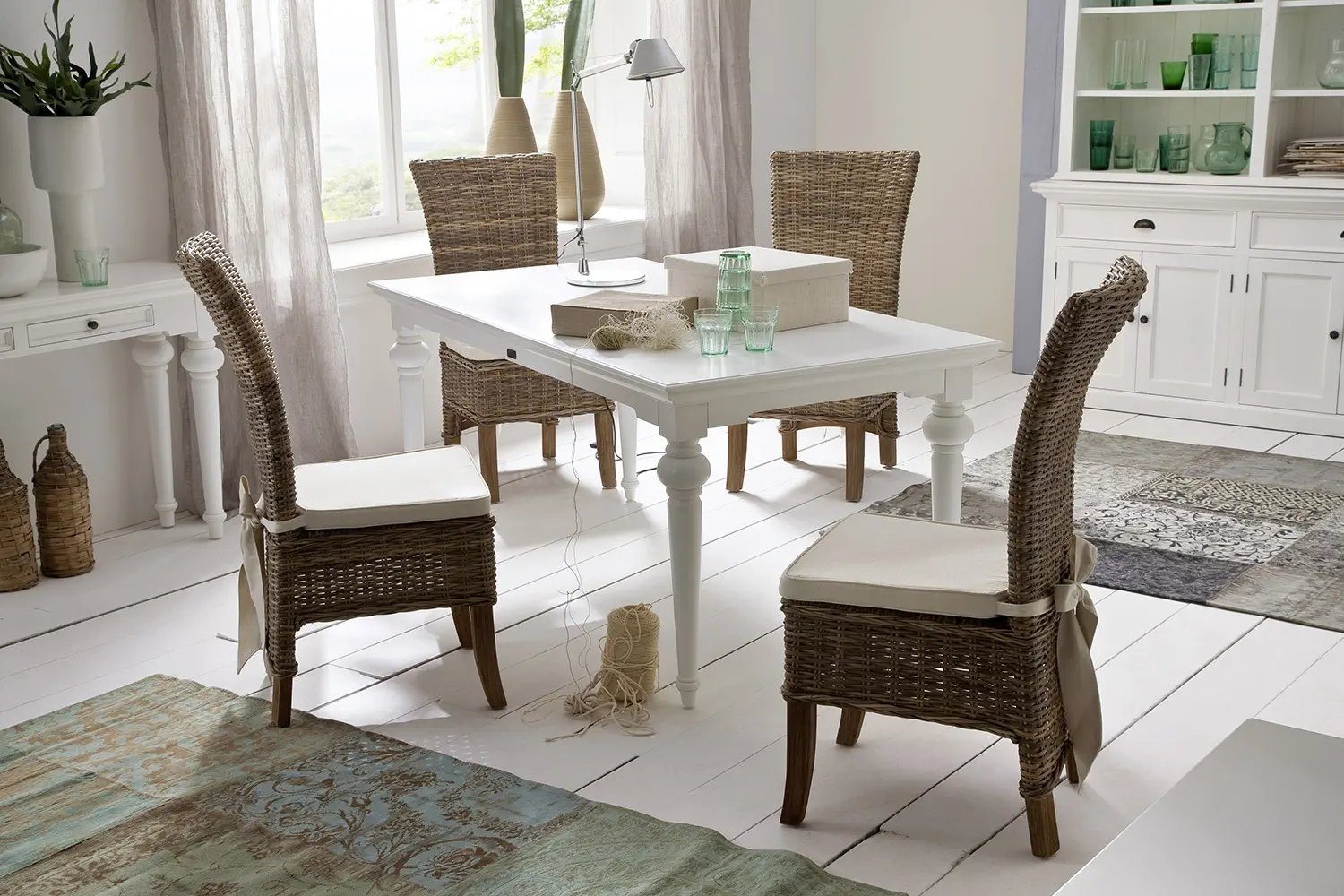 Novasolo Rattanstuhl Wickerworks (2er-Set Stühle, 2 St), Standard Rückenlehne, Salsa, Salsa Dining Stuhl (2er-Set)