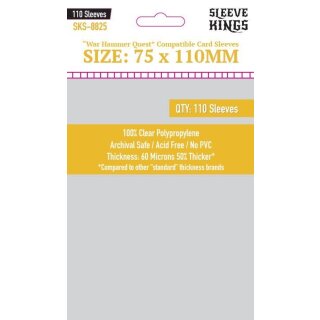 Sleeve Kings Warhammer Quest Sleeves (75x110mm) (110)