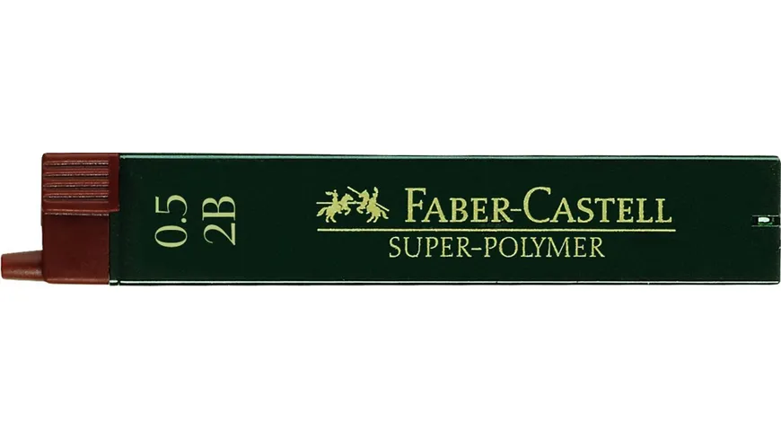 FABER-CASTELL Feinminen CASTELL 0,5 2B 12er-Dose