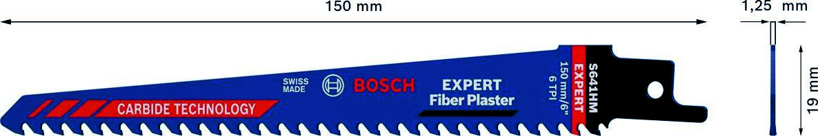 Bosch Blue Accessories 2608900407 Expert ‘Fiber Plaster’ S 641 HM tigersågklinga 1 styck