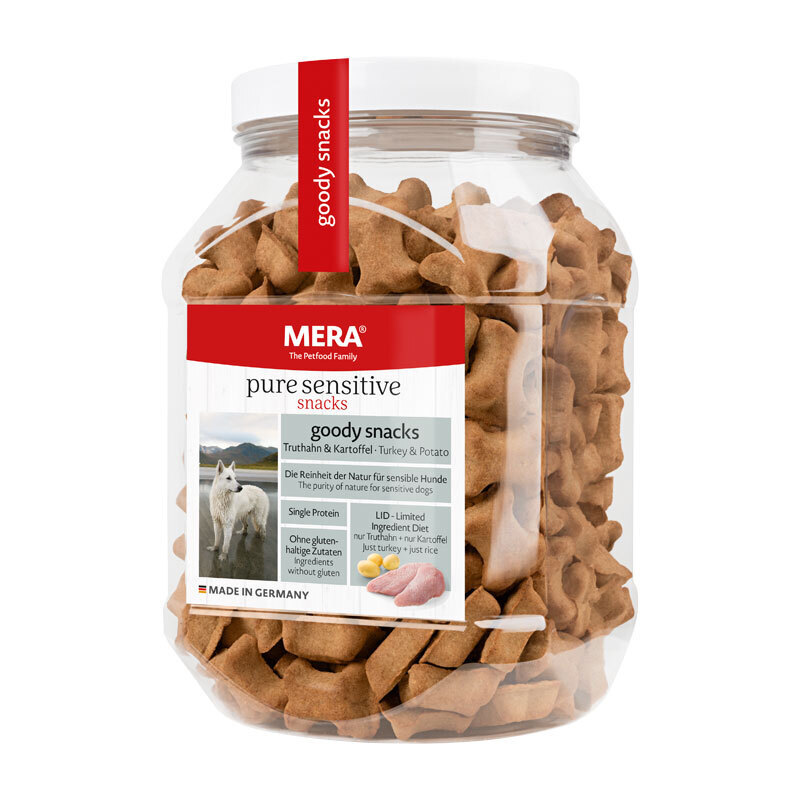 MERA Snacks MERA Dog Goody Snacks Truthahn&Kartoffel getreidefrei 600g