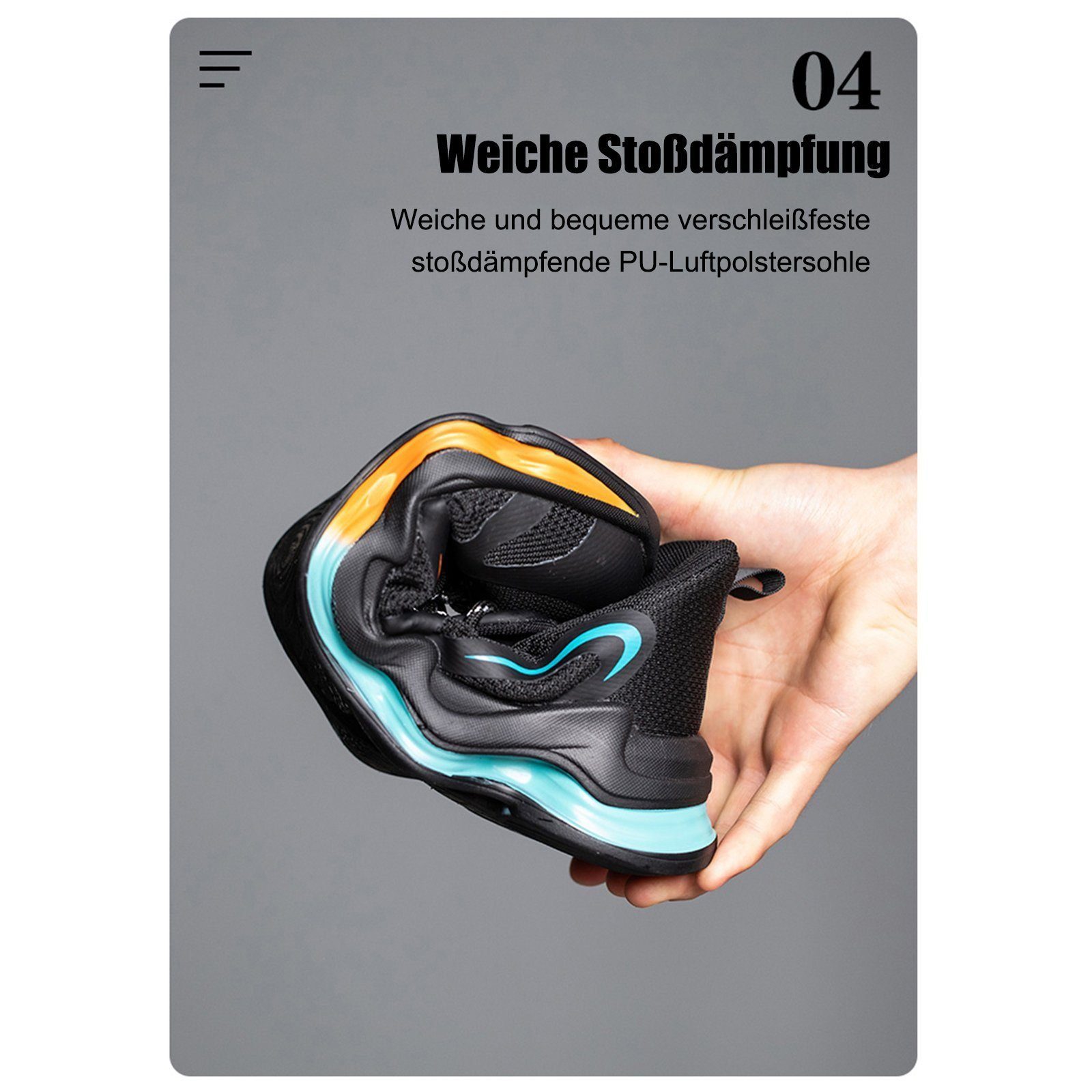 pochento Unzerbrechliche Stahlkappen-Arbeitsschuhe für Männer und Frauen Sicherheitsschuh (Indoor und Outdoor, sportlich, bequem, leicht, Atmungsaktiv Leichte und bequeme Sicherheitsschuhe) Anti-Smash, antistatisch, rutschhemmender, durchtrittsicher,