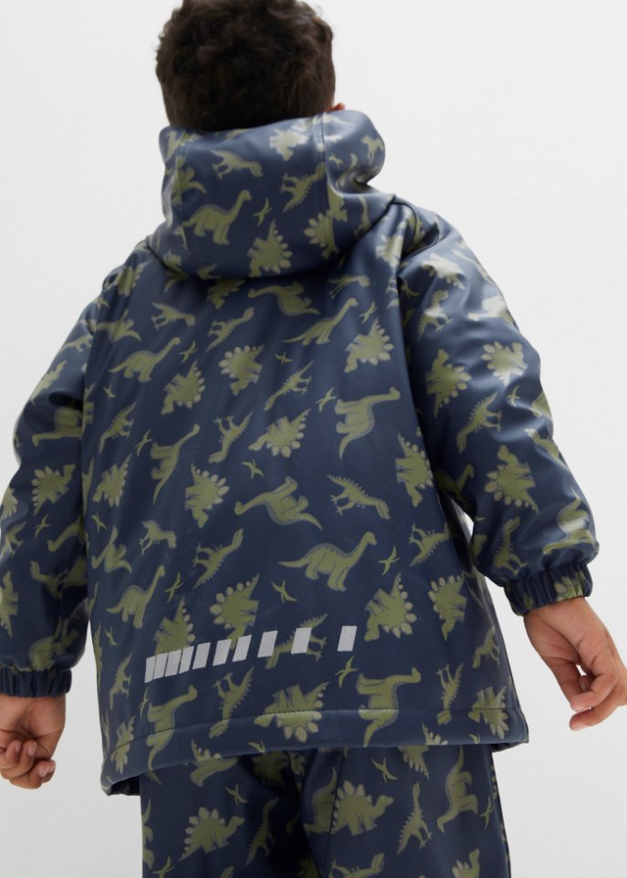 Kinder Thermo Regenjacke mit Dinoprint
