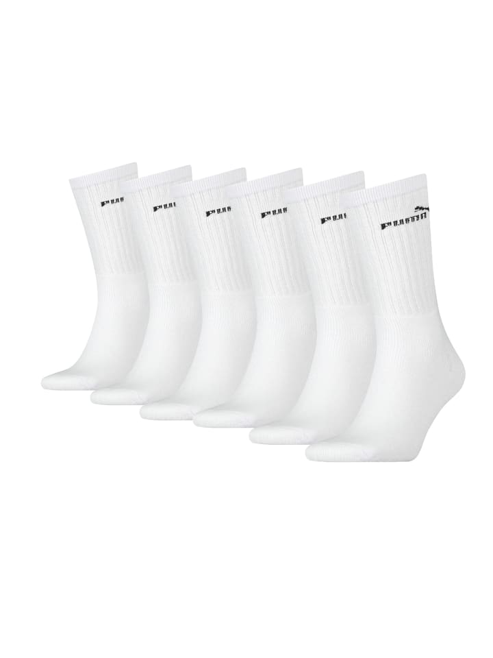 Puma Socken CREW SOCK 6P in 300 - white günstig kaufen
