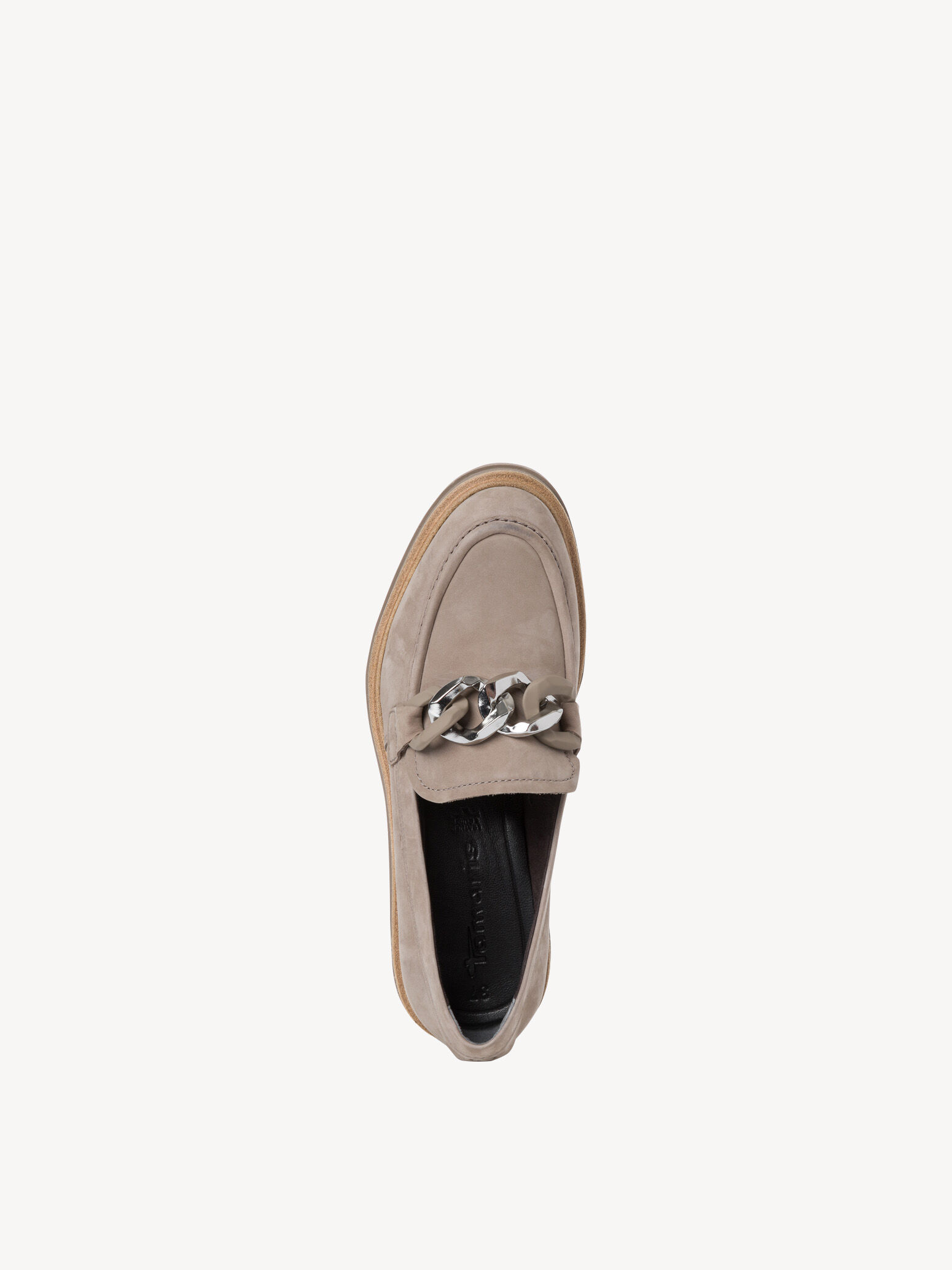 Slipper en cuir - beige