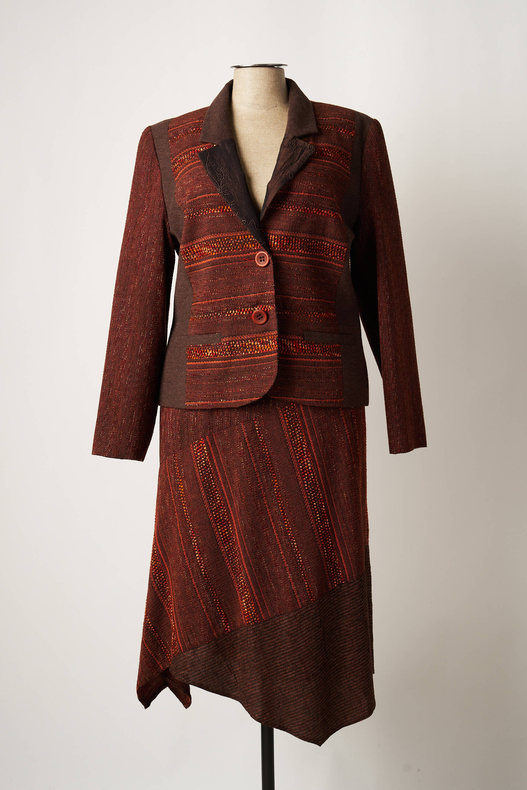 Francoise Jupe Veste Femme couleur marron
