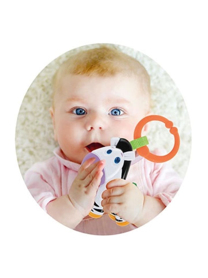 Toi-Toys Babyrassel Tiere Zebra oder Affe 3 Monate günstig kaufen onesize