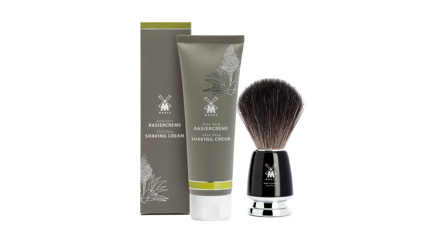 MÜHLE Starterset Rasiercreme und -pinsel 75 ml