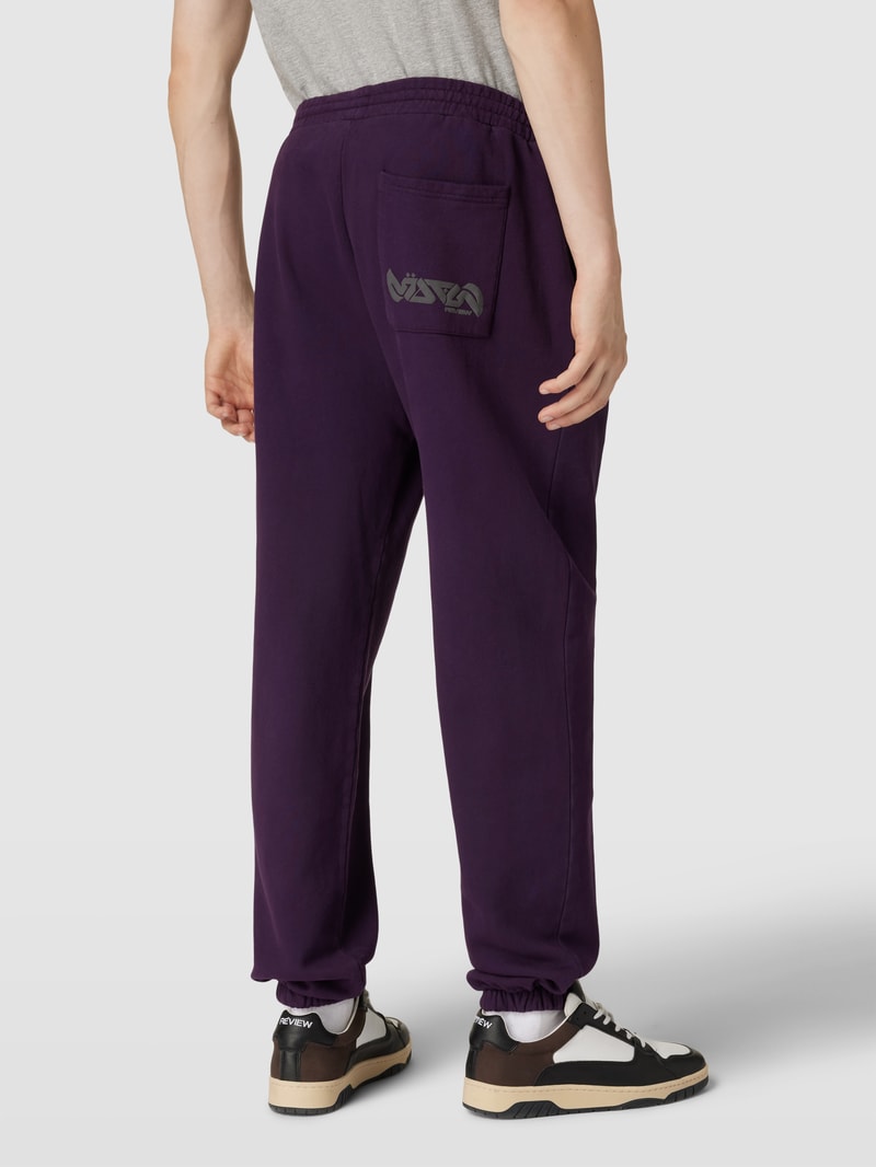 Sweatpants mit Label-Print Modell 'GOTHIC' - REVIEW x MATW in lila