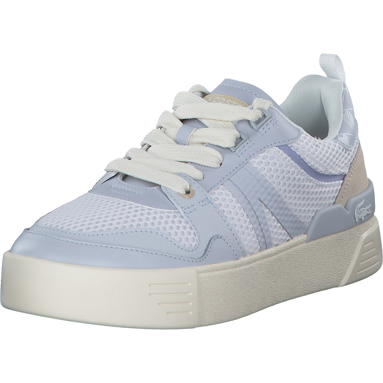 Lacoste L002 46CFA0022, Schnürschuhe, Damen, Weiß/Blau