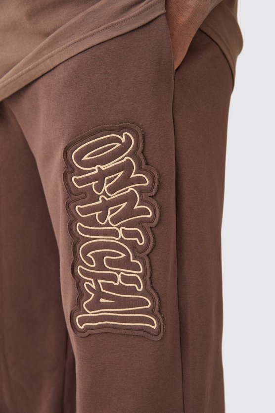 Plus Jogginghose mit Official-Applikation