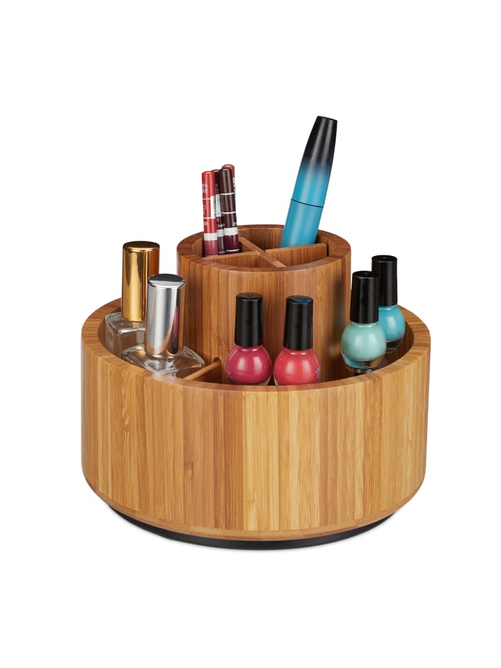relaxdays Makeup Organizer in Natur günstig kaufen onesize