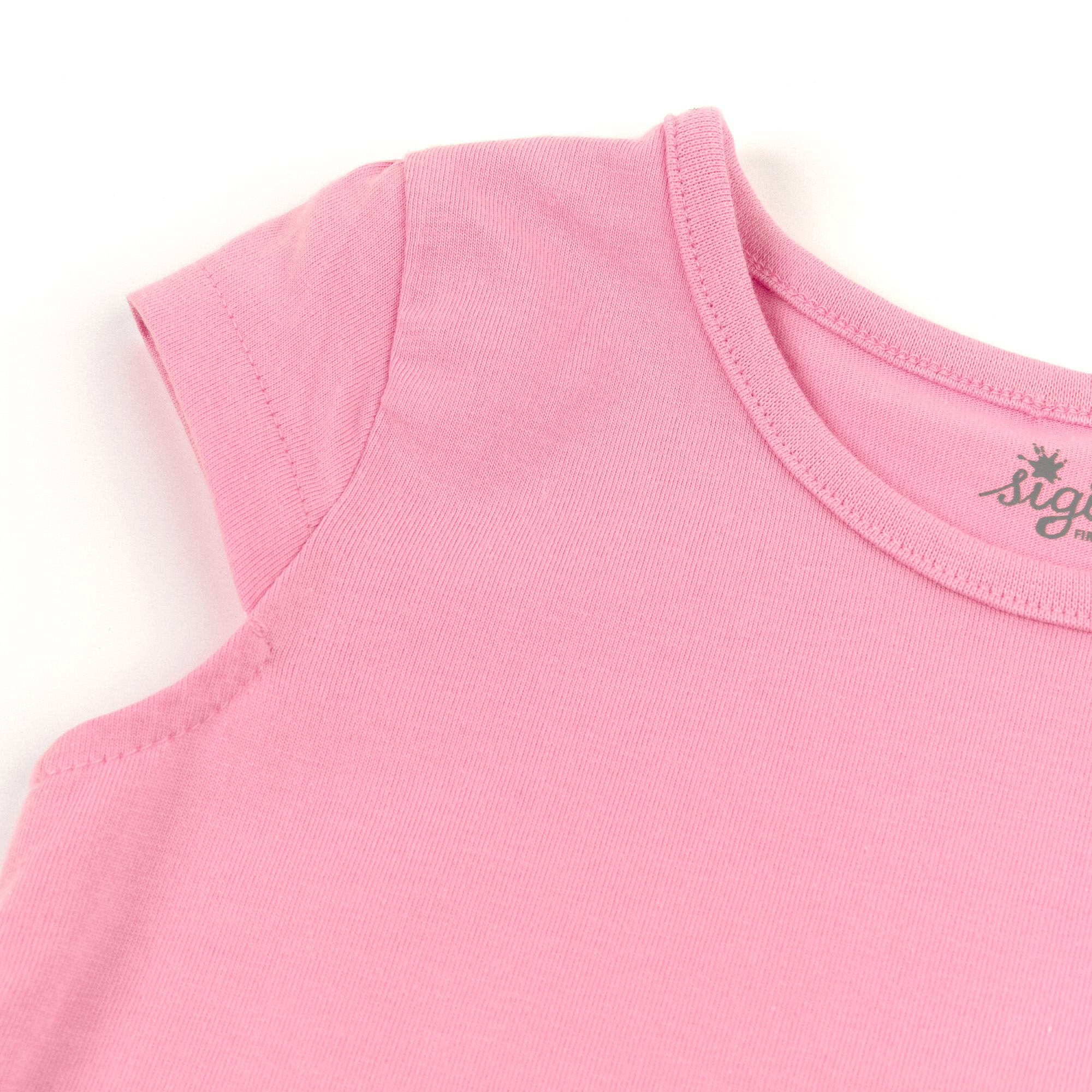 Rosa T-Shirt mit Blumen Motiv