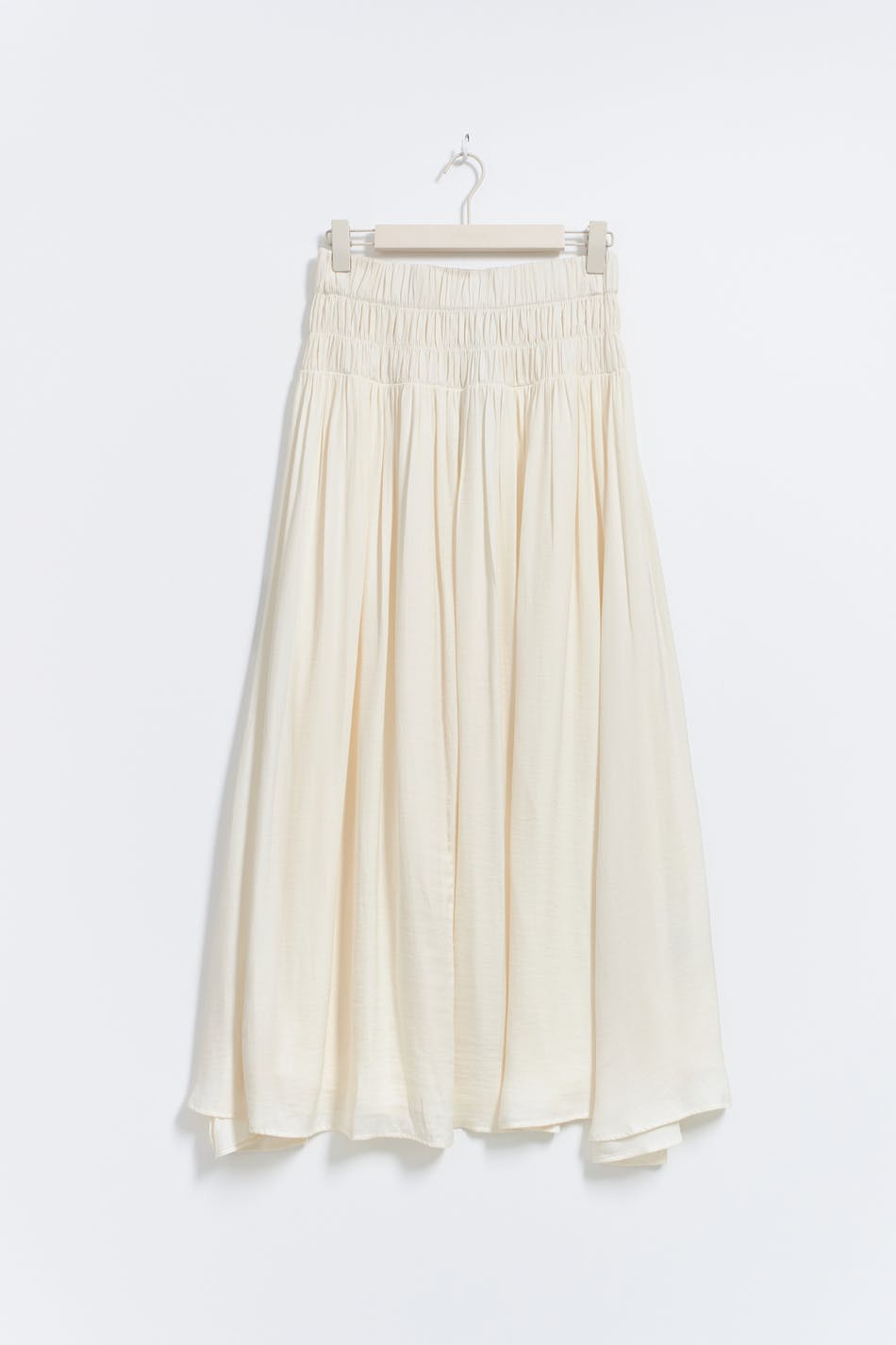 Gathered maxi skirt