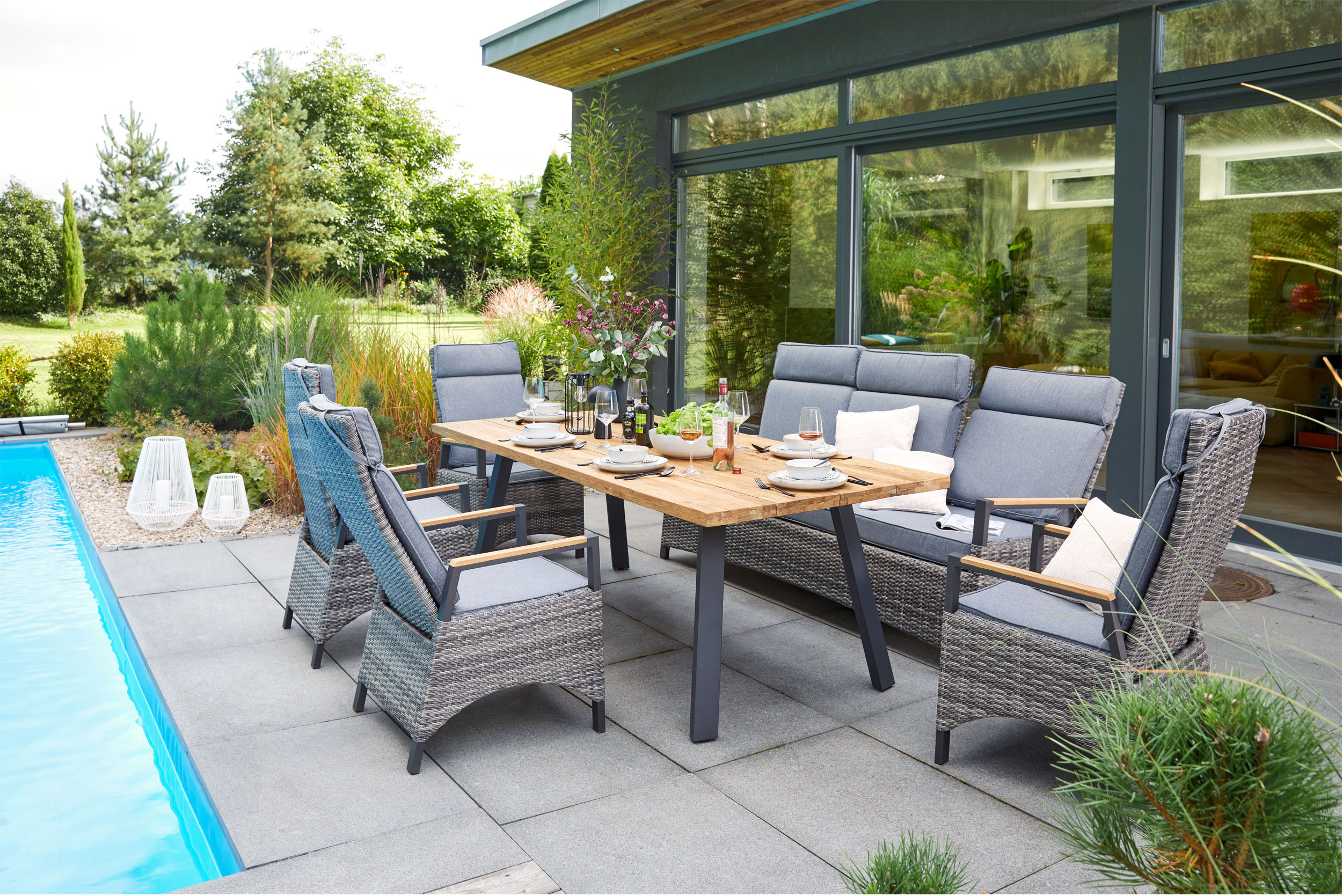 OUTDOORGartensessel Rückenverstellung