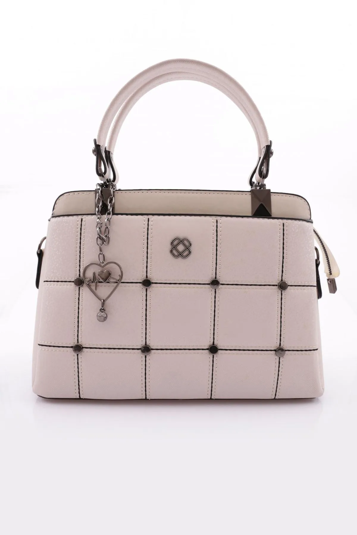 DGN  Schulter- und Handtasche für Damen Modell 3154 Beige Mosaic