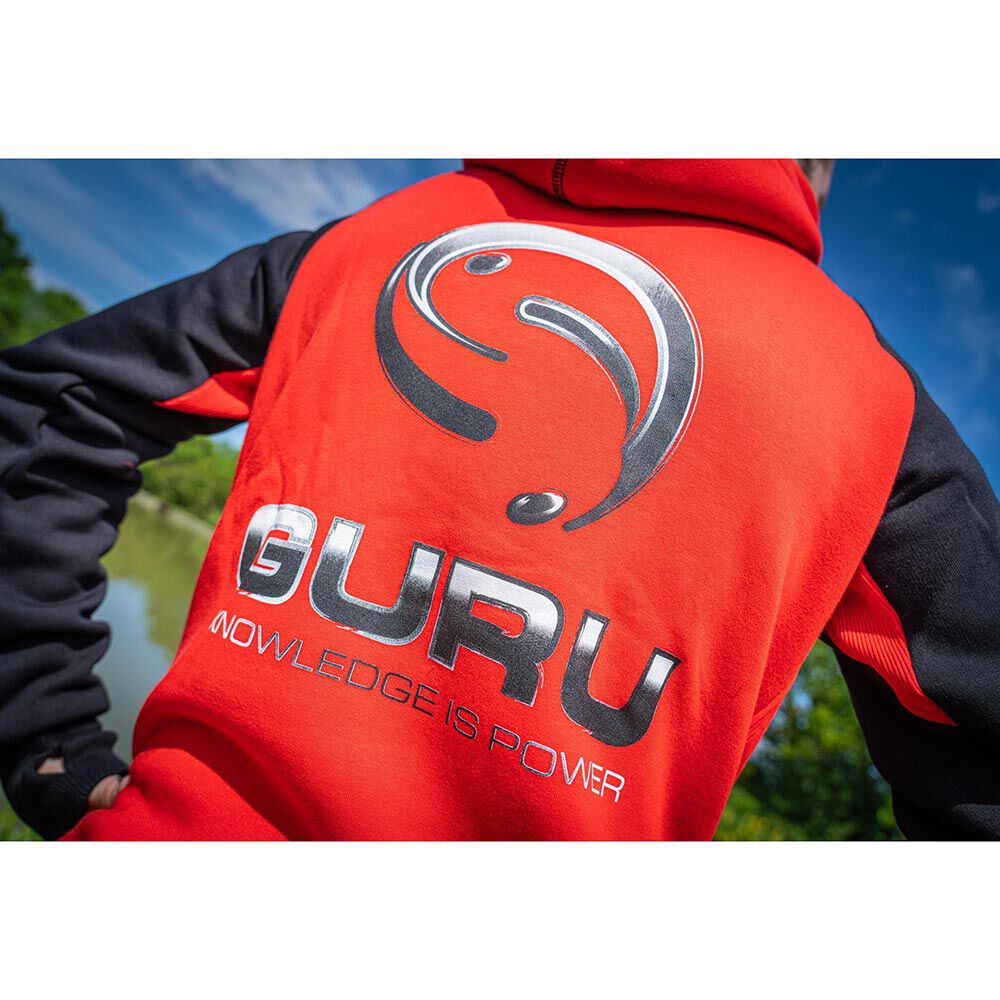 GURU HOODIE ROOD/ZWART Sweatshirt