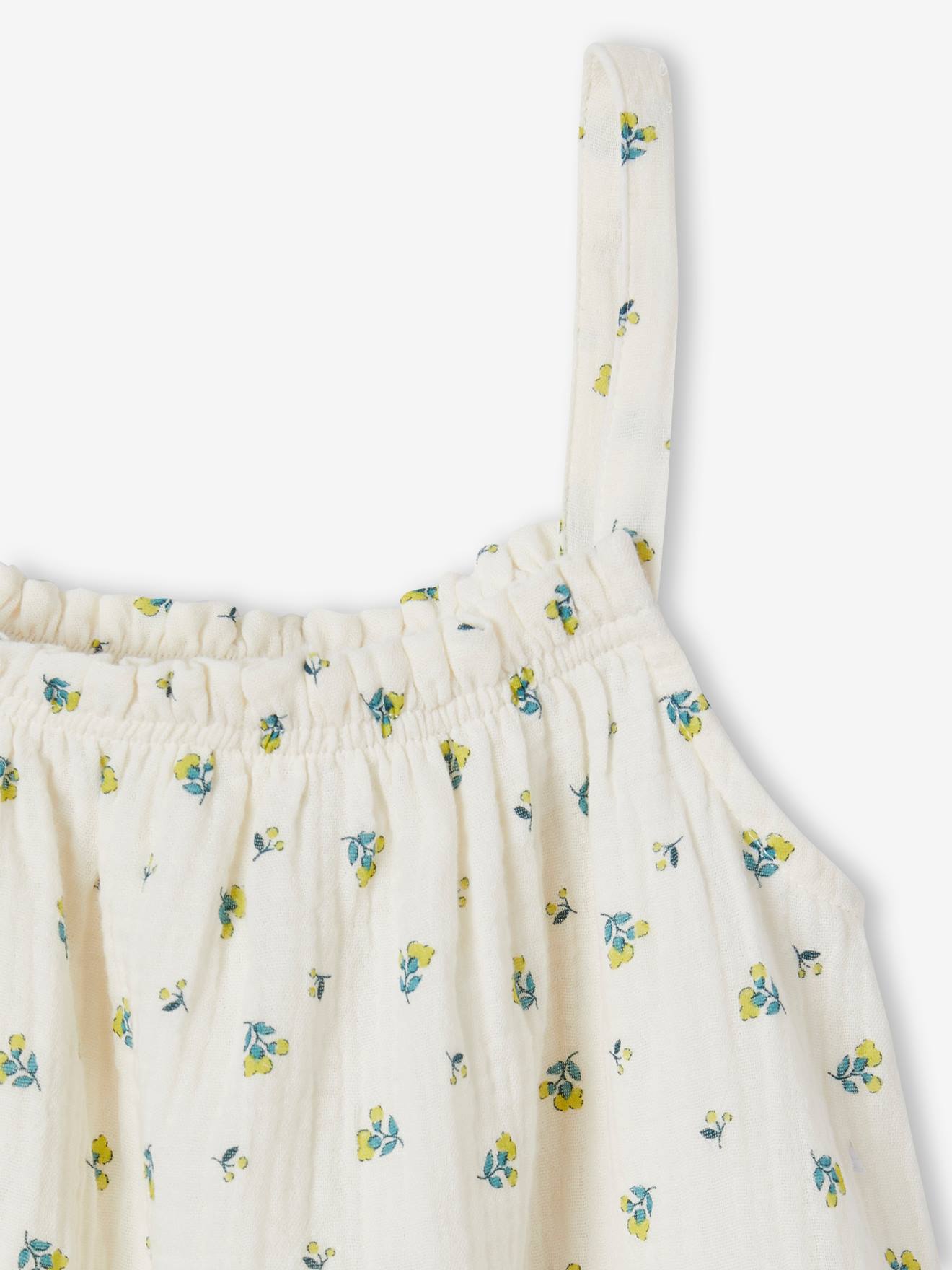 Vertbaudet Mädchen Top aus Musselin - beige