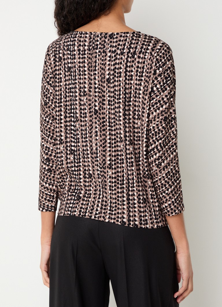 OPUS Sebry top with polka dot print