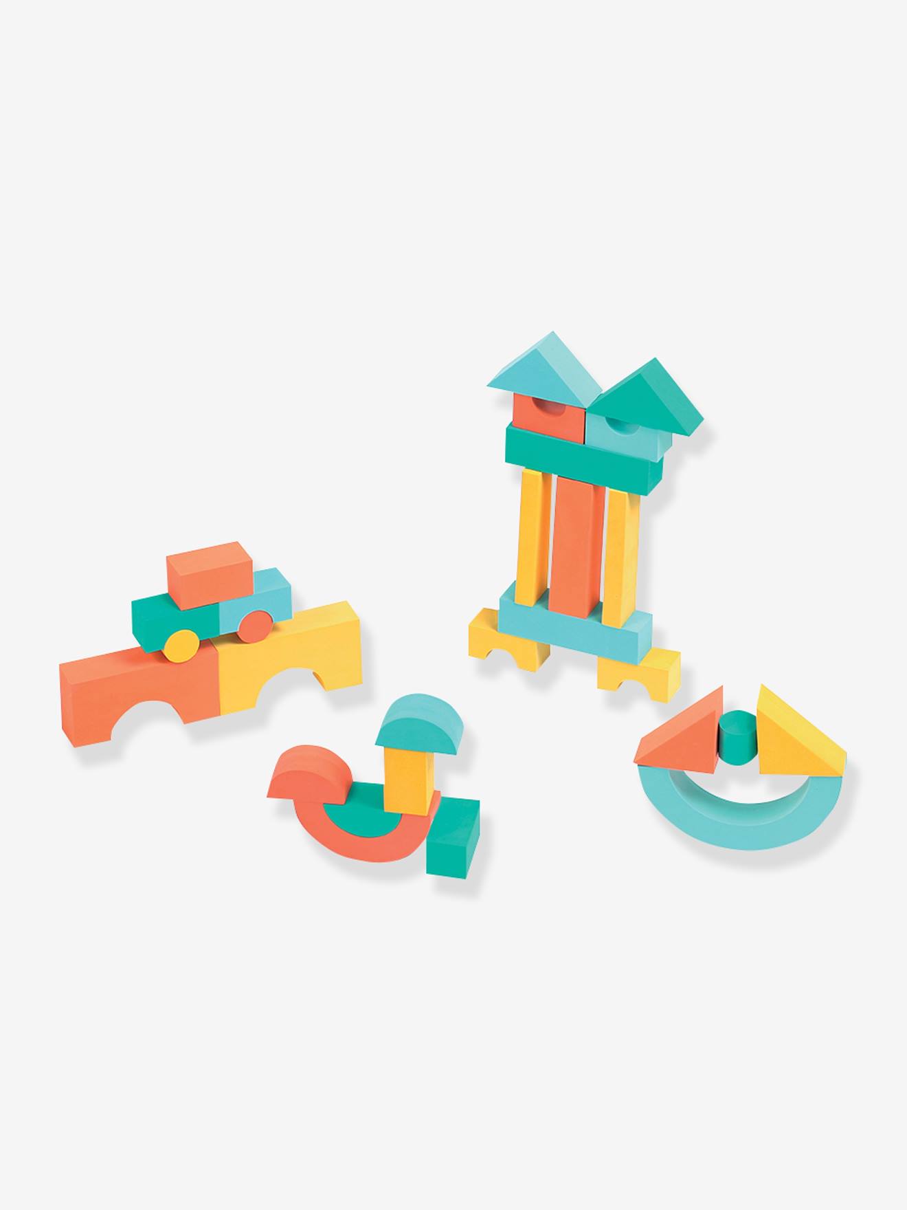 Blocs construction mousse LUDI multicolore