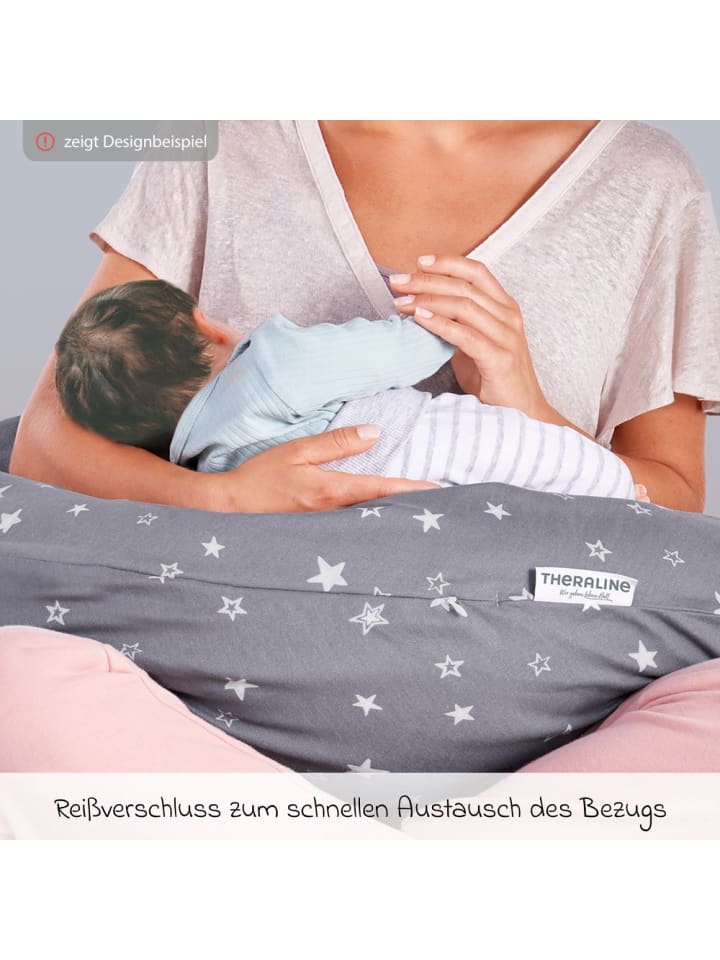 Theraline Stillkissen Das Original mit Mikroperlen-Füllung inkl. in gruen günstig kaufen onesize