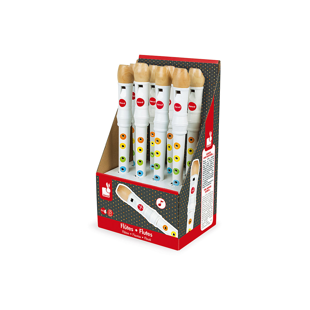 J07630 Konfetti' Flöte 1 Stück
