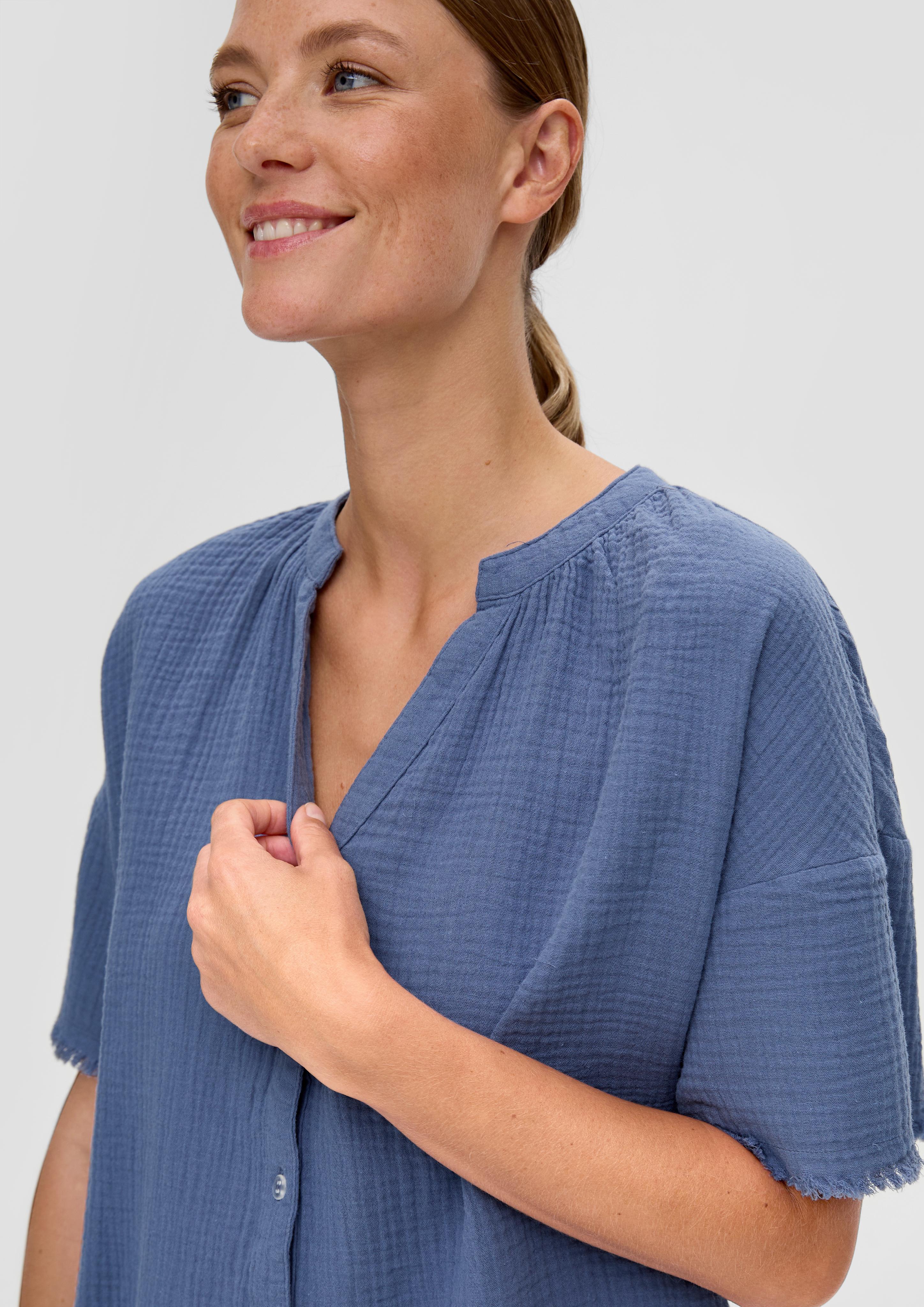 Pyjamashirt aus Musselin  6009075-5865