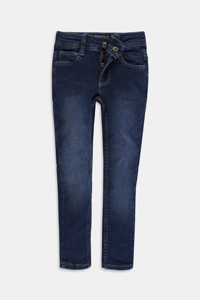 Stretch-Jeans mit Weitenservice und Verstellbund