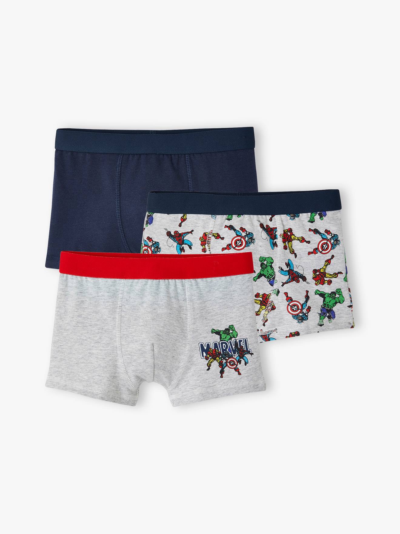 Avengers 3er-Pack Jungen Boxershorts MARVEL AVENGERS - marine
