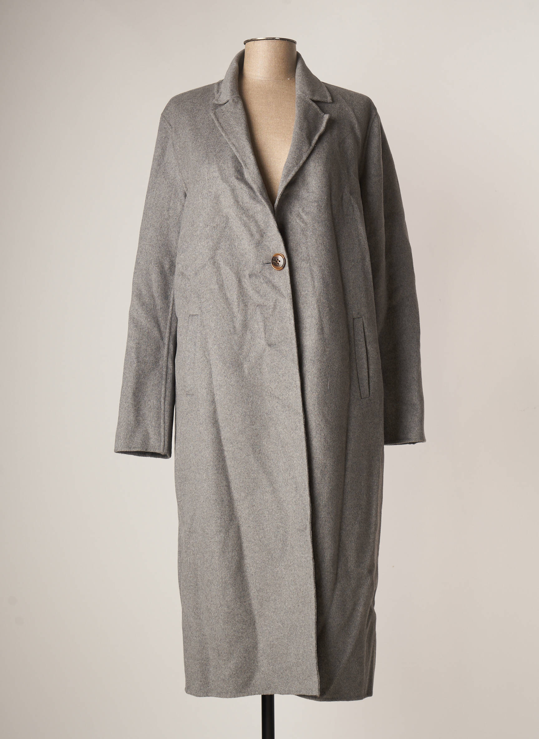 O P D V  On Parle De Vous  Manteaux Longs Femme couleur gris