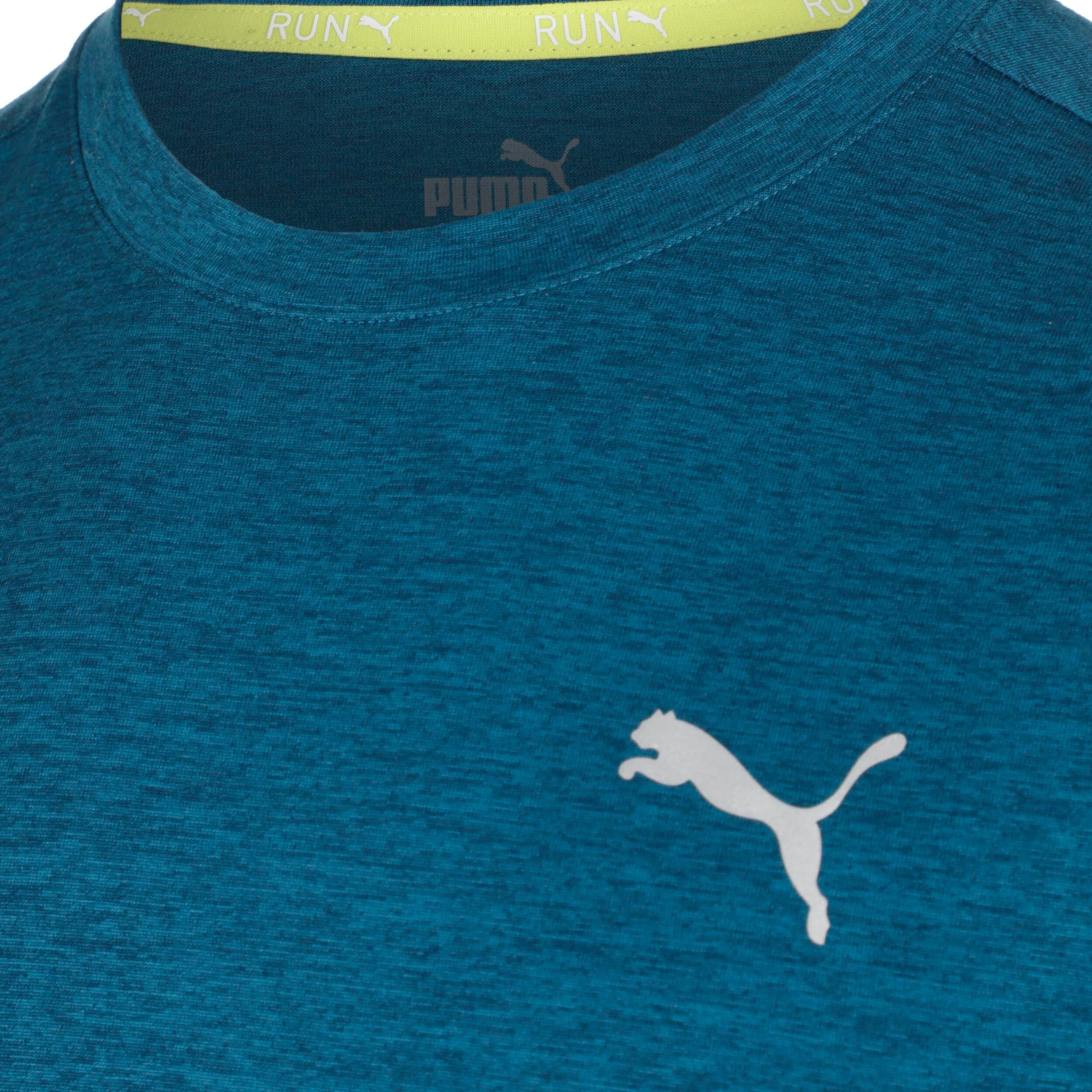 Run Favorite Heather Laufshirt Herren - Petrol