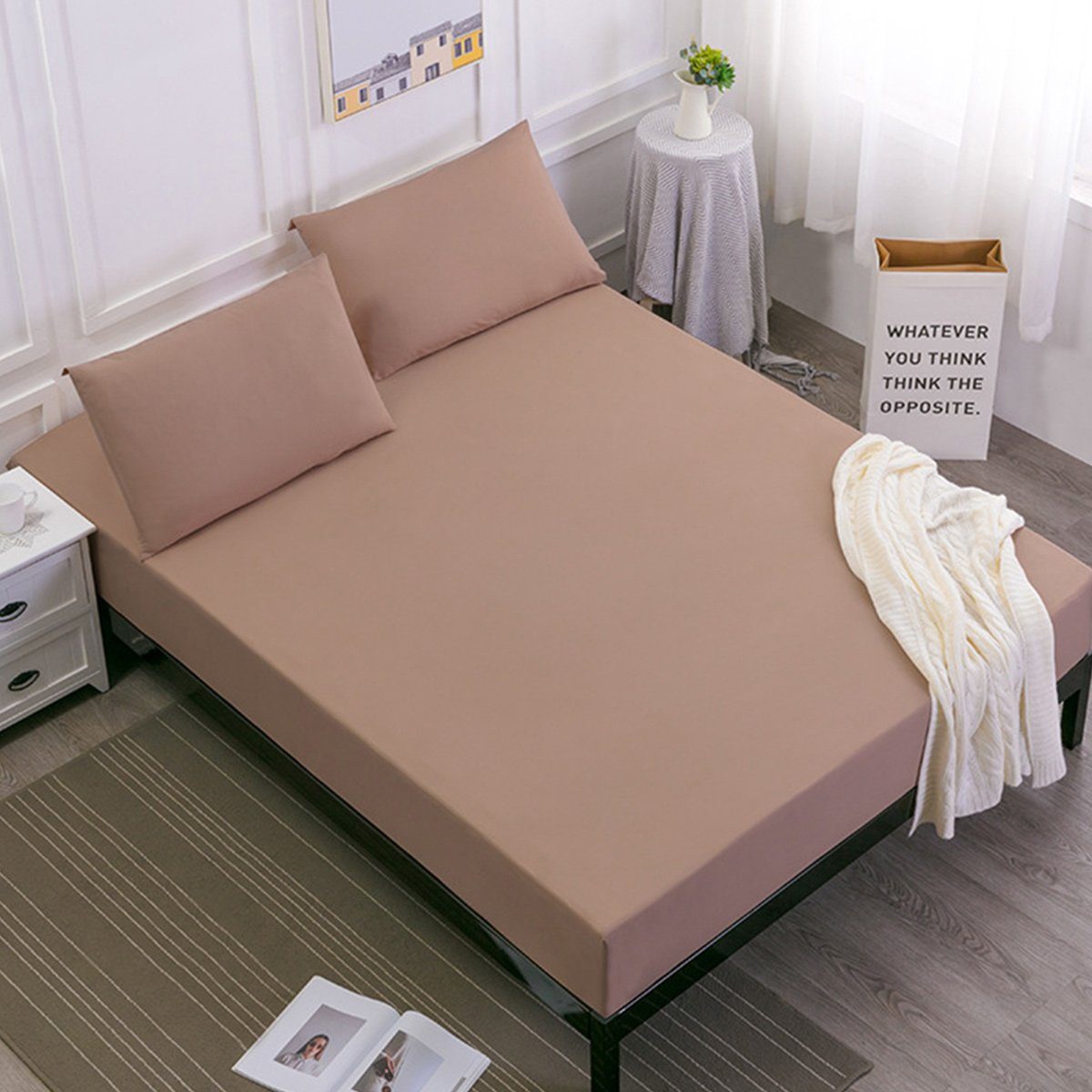 Matratzenschutzbezug Matratzenschoner, 90*200*30CM,Atmungsaktive aus Baumwolle ZmdecQna