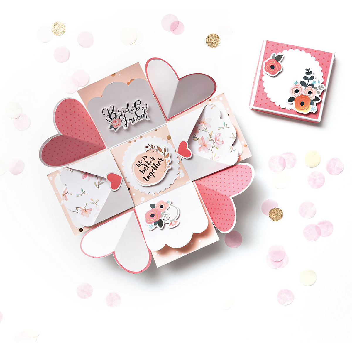 Explosionsbox-Bastelset ROMANCE