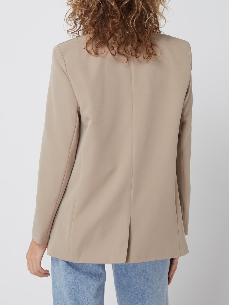 Blazer mit Reverskragen Modell 'Bossy' in taupe