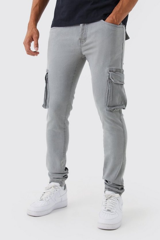 Skinny Stretch Cargo-Jeans