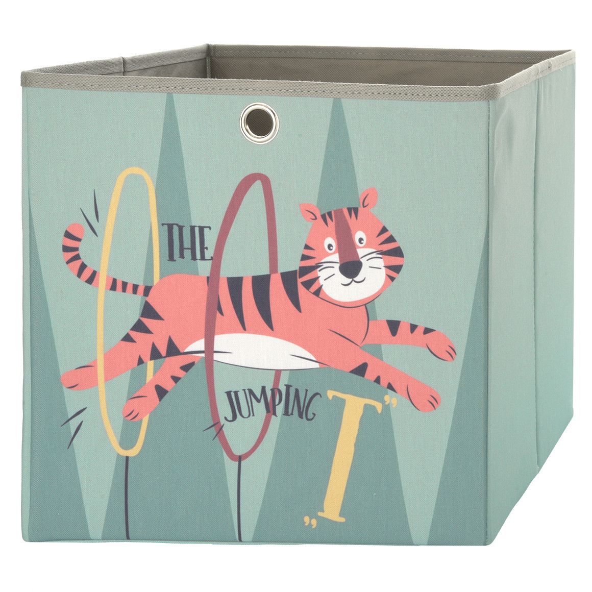 Große Aufbewahrungsbox mit Zirkus-Motiv