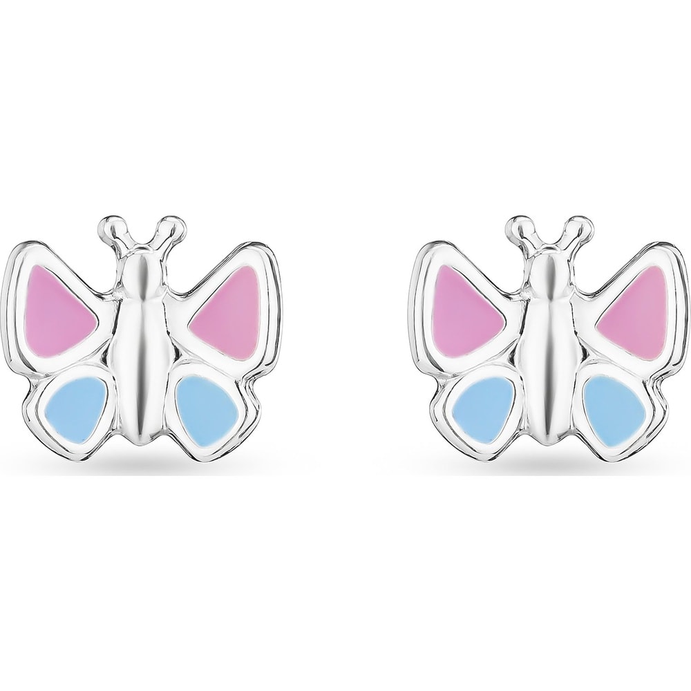 FAVS Boucles d'oreilles à fermoir à poussette 925 Argent Boucles d'oreilles