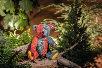 Harlekin Teddybär, 30 cm, mehrfarbig