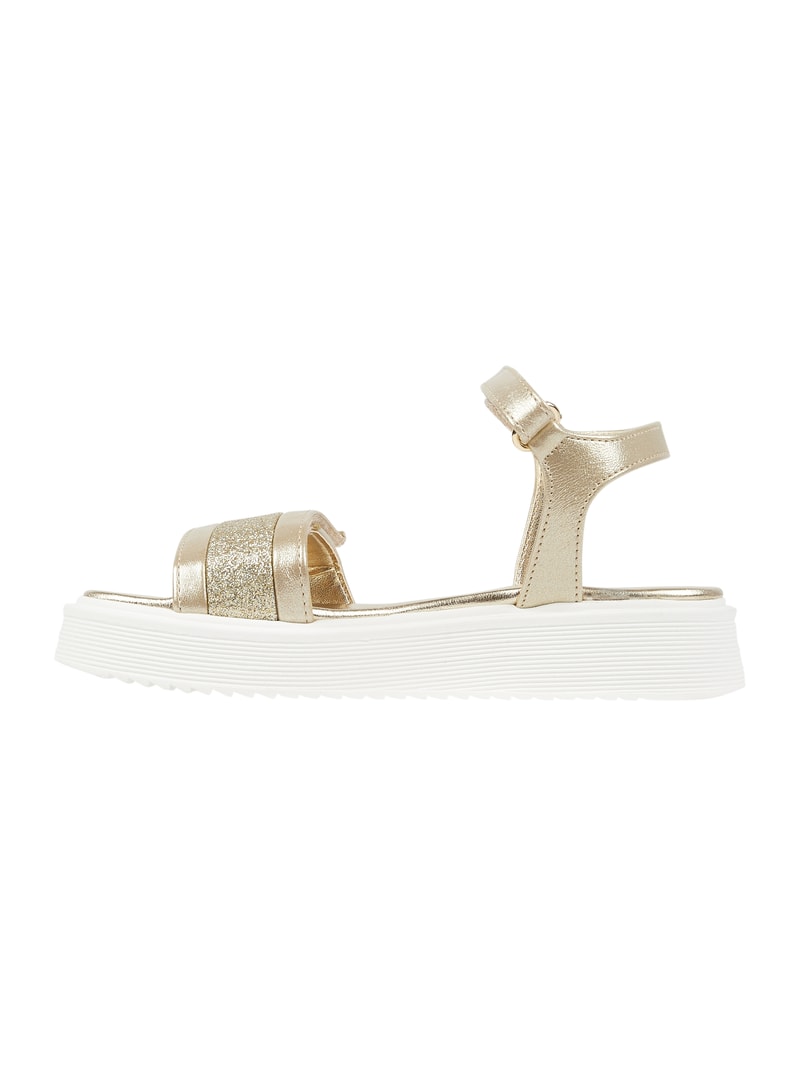 Sandalen in Metallic-Optik Modell 'Debora' in gold