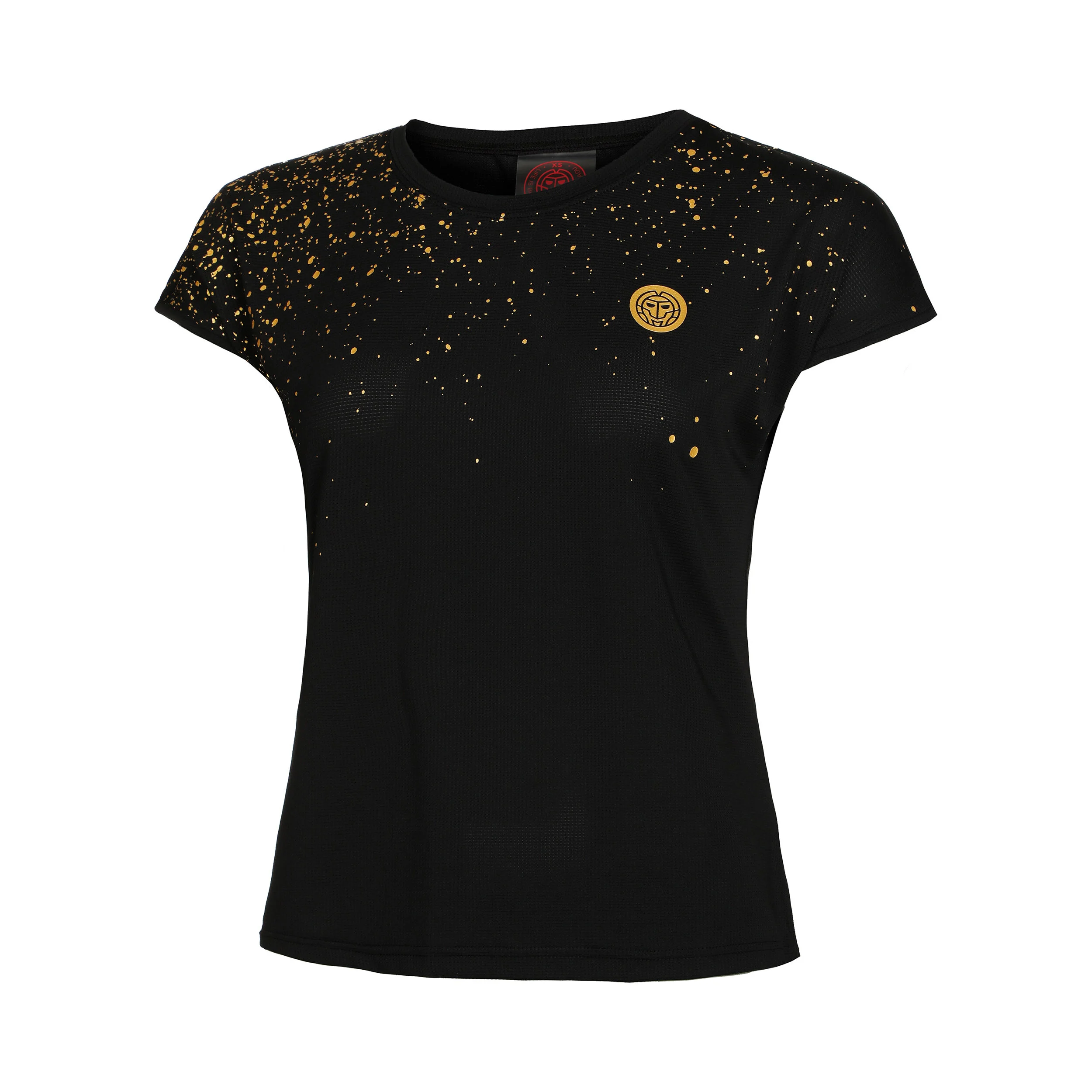 Paris 2024 Junior Capsleeve T-Shirt Mädchen - Schwarz, Gold