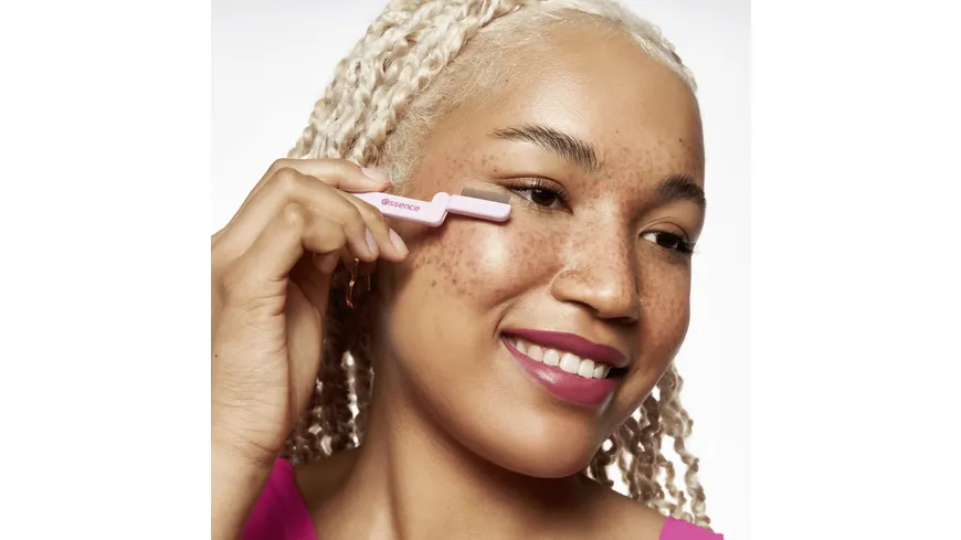 essence Eyelash Comb Wimpernkamm pink