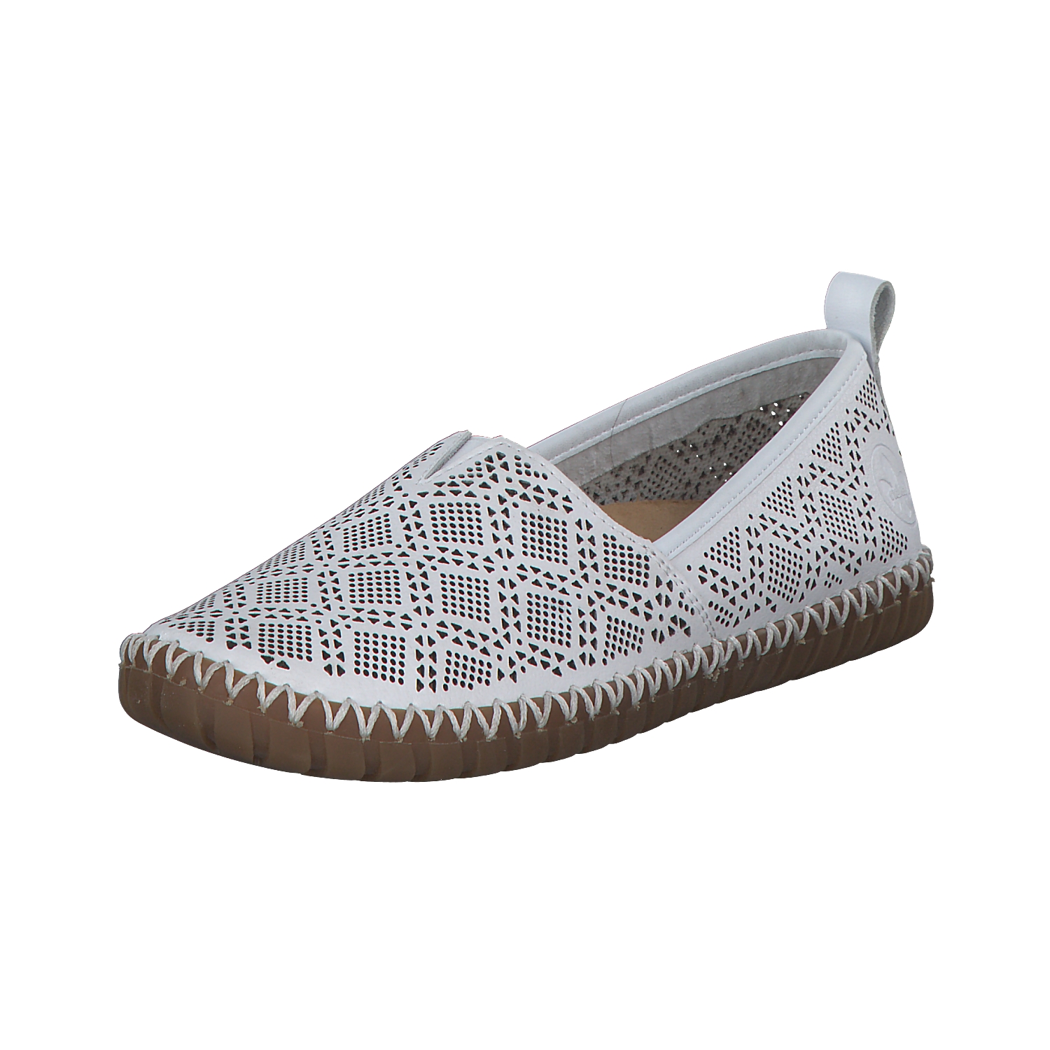 Rieker M2851, Slipper, Damen, Weiß