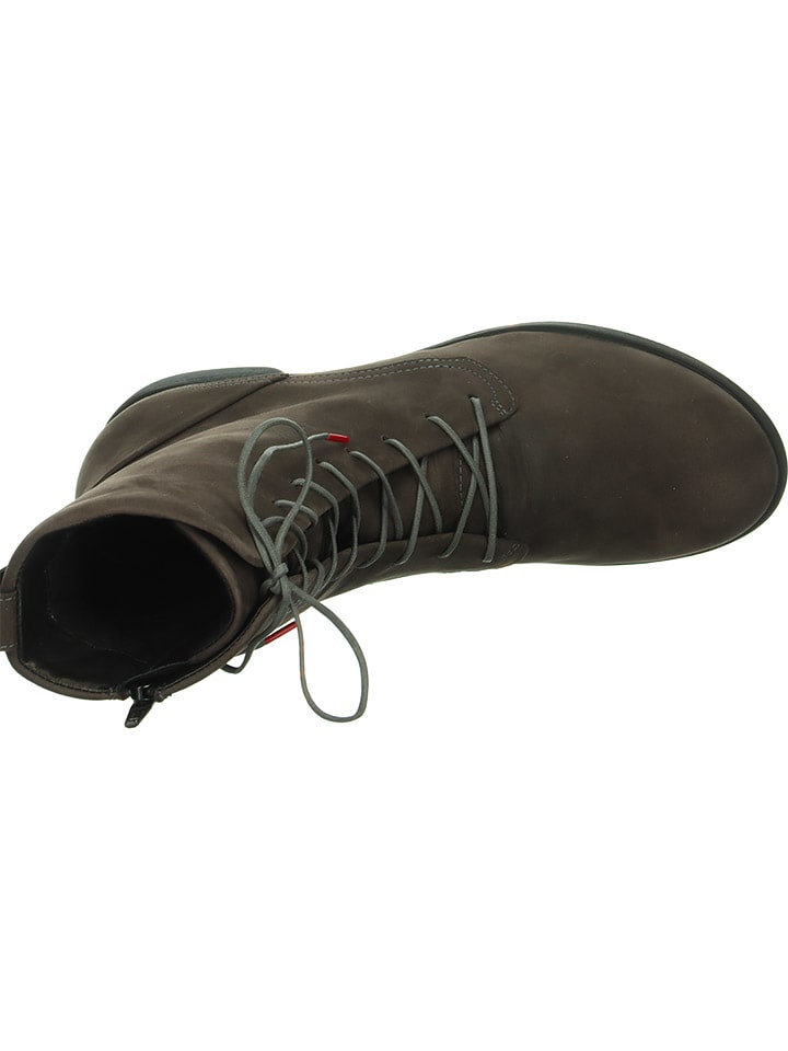 Think! Leder-Boots in Anthrazit günstig kaufen