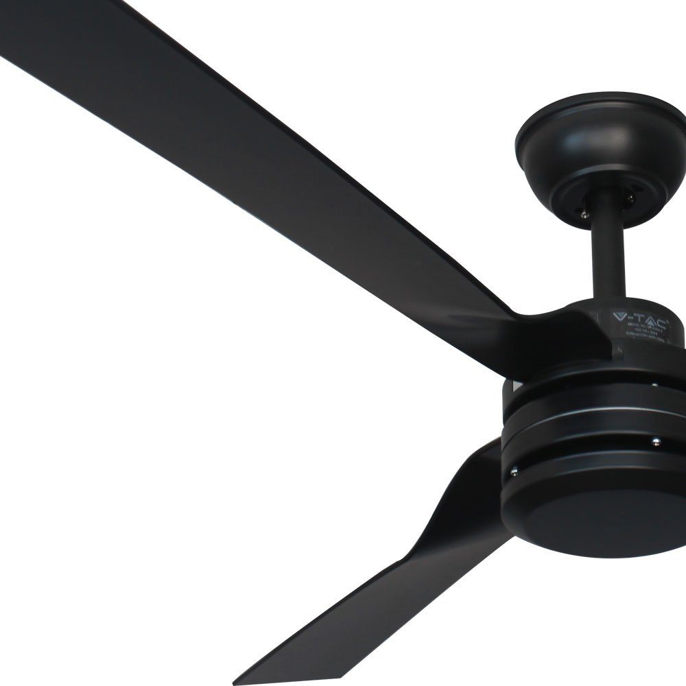 etc-shop Deckenventilator, Decken Ventilator mit Fernbedienung Wohnzimmer Lüfter Kühler schwarz