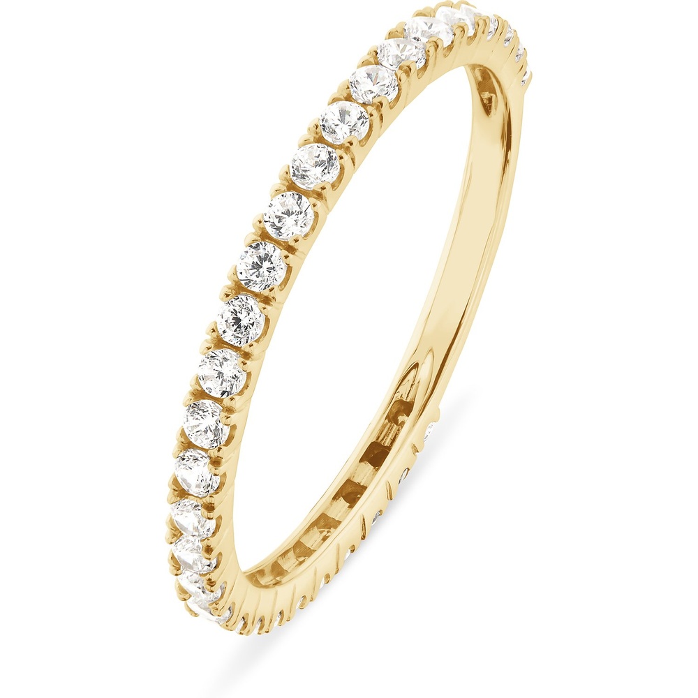 FAVS Bague pour femme 375 Or jaune or jaune Bague